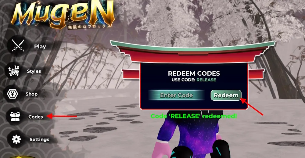 Roblox Mugen Codes code redemption guide